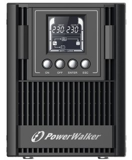 PowerWalker VFI 1000 AT FR puhvertoiteallikas (UPS) Online UPS 1 kVA 900 W 3 vahelduvvoolu kontakt