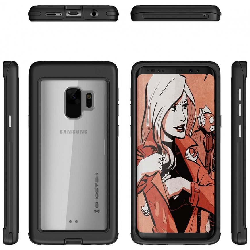 Ghostek Atomic Slim mobiliojo telefono dėklas 14,7 cm (5.8") Juoda – 2