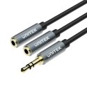 UNITEK Y-C956ABK audio cable 0.2 m 3.5mm 2 x 3.5mm Black, Grey UNITEK Y-C956ABK audio cable 0.2 m 3.5mm 2 x 3.5mm Black, Grey
