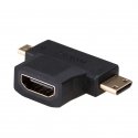 Akyga AK-AD-23 гендерный адаптер HDMI miniHDMI / microHDMI Черный Akyga AK-AD-23 гендерный адаптер HDMI miniHDMI / microHDMI Черный