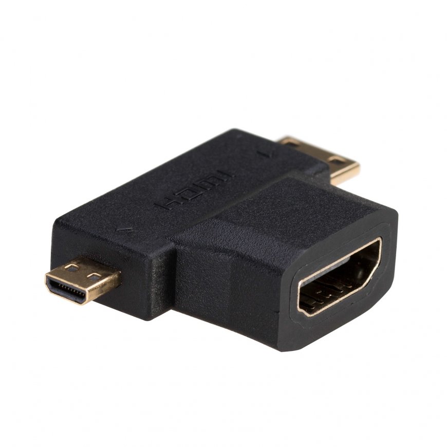 Akyga AK-AD-23 kabeļu spraudņu pāreja HDMI miniHDMI / microHDMI Melns – 2