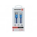 Swissten 71521308 USB-kaapeli USB 3.2 Gen 1 (3.1 Gen 1) 2 m USB A USB C Sininen