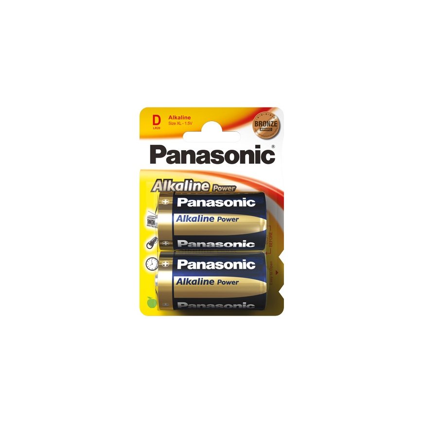 Goobay LR20 2-BL Panasonic Alkaline Power