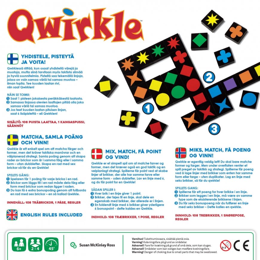 Qwirkle lauamäng – 2
