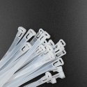 Qoltec 52230 juhtmeköidis Vabastatav juhtmeside Nailon Valge 100 tk Qoltec 52230 juhtmeköidis Vabastatav juhtmeside Nailon Valge 100 tk
