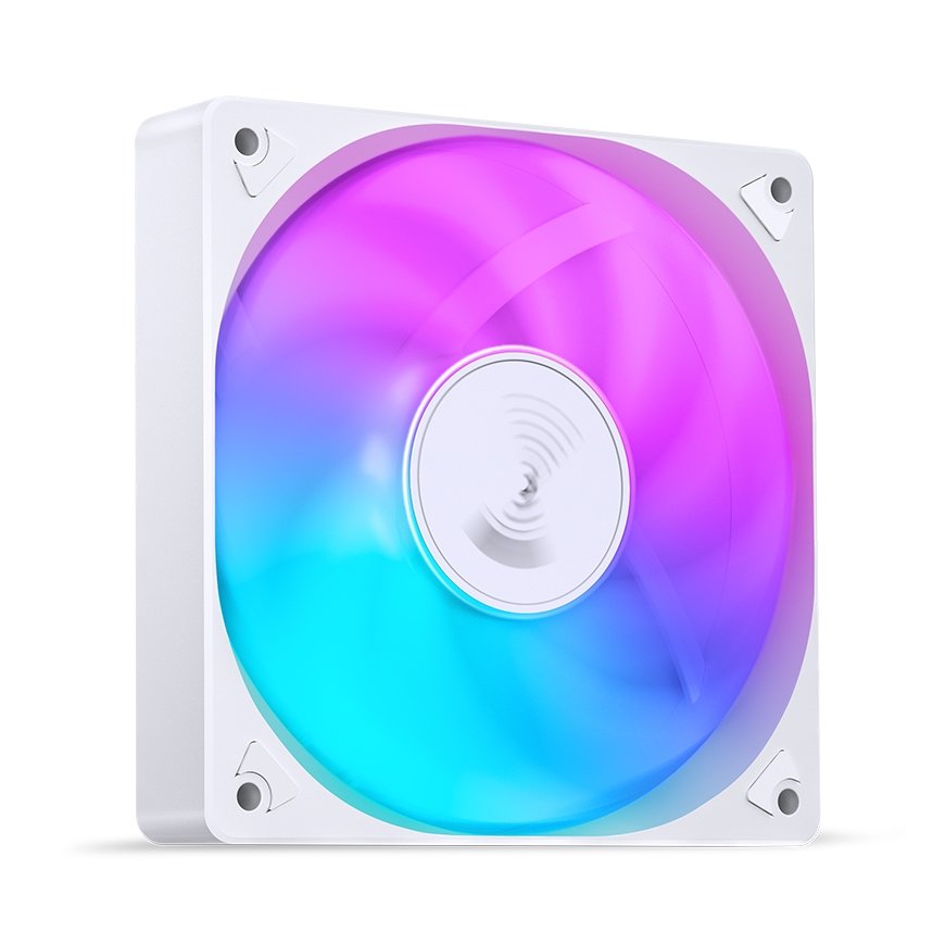 Jonsbo SL-120CW arvuti jahutussüsteem Arvuti korpus Ventilaator 12 cm Valge 1 tk