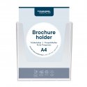 Europel Brochure holder A4 Wall Mounted Clear Europel Brochure holder A4 Wall Mounted Clear