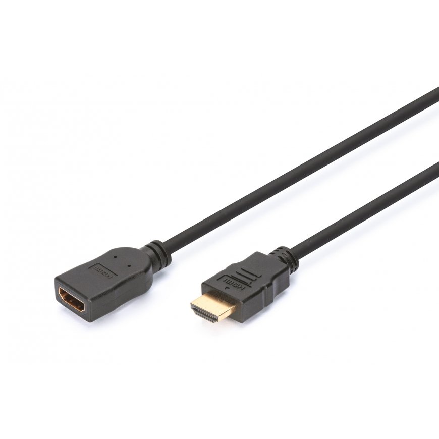 Digitus AK-330201-020-S HDMI kabelis 2 m HDMI Type A (Standard) Melns