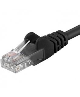 PremiumCord Patch 6 UTP 1.5m BL tinklo kabelis Juoda 1,5 m Cat6 U/UTP (UTP)