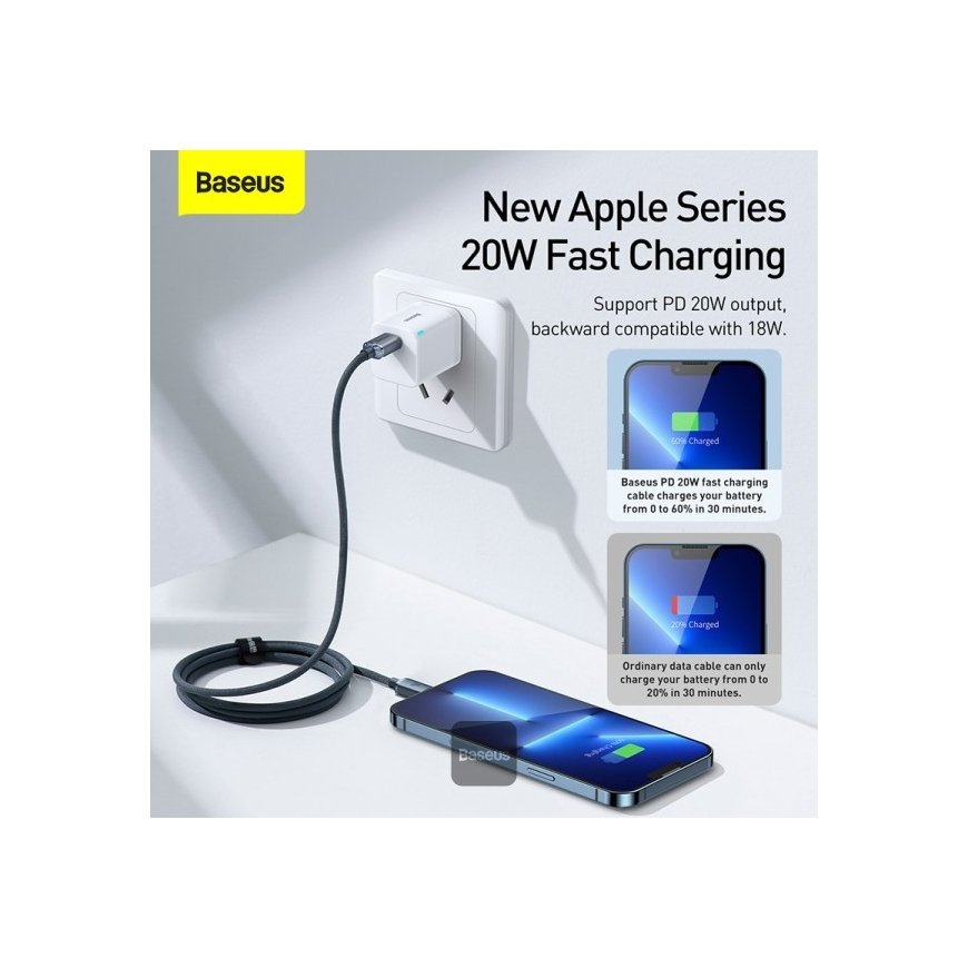 Baseus CAJY000203 lightning cable 1.2 m Blue – 3