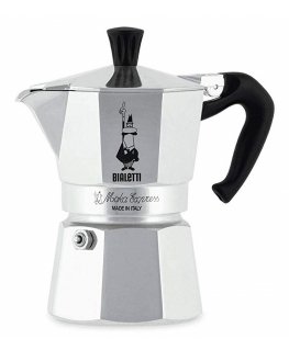 Bialetti Moka Express Кофеварка мокка 0,06 L Алюминий, Черный