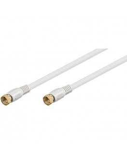 Goobay 67290 coaxial cable 1.5 m F White