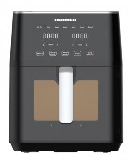 Heinner HAF-M7BK1800 rasvakeitin Yksi 7 L Erillinen 1800 W Kuumakiertoilmakypsennin musta