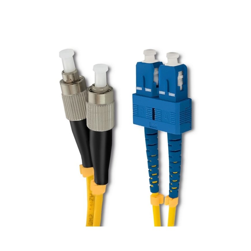 Qoltec 54044 „InfiniBand“ arba pluoštinis optinis kabelis 2 m SC FC Geltona – 2