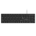 Savio KB-01 tastatūra Mājas/Biroja USB QWERTY Amerikāņu angļu valoda Melns Savio KB-01 tastatūra Mājas/Biroja USB QWERTY Amerikāņu angļu valoda Melns