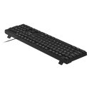 Savio KB-01 tastatūra Mājas/Biroja USB QWERTY Amerikāņu angļu valoda Melns Savio KB-01 tastatūra Mājas/Biroja USB QWERTY Amerikāņu angļu valoda Melns