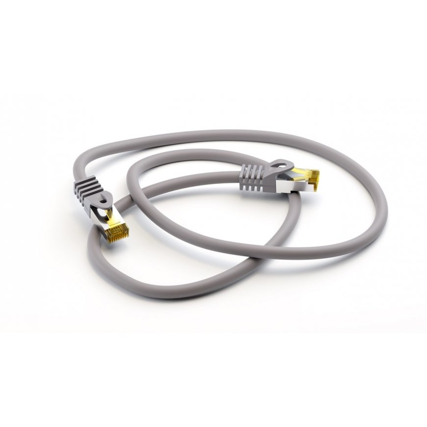 Goobay 91585 networking cable Grey 1 m Cat7 S/FTP (S-STP) – 3