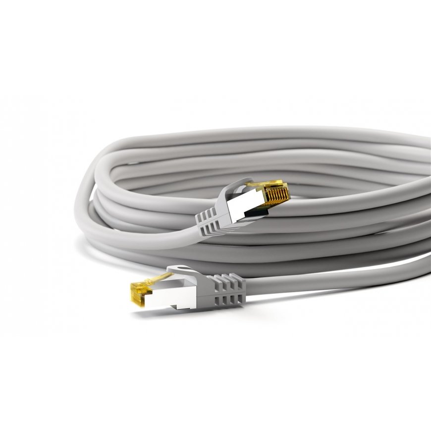 Goobay 91585 networking cable Grey 1 m Cat7 S/FTP (S-STP) – 4
