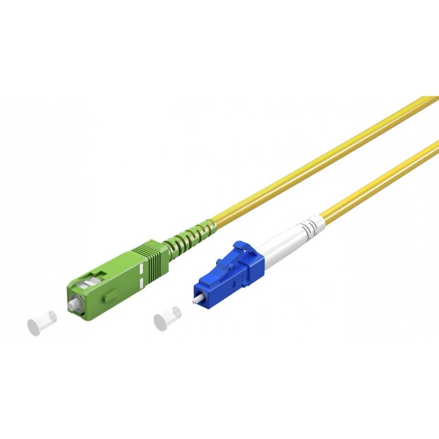 Goobay 59648 InfiniBand/fibre optic cable 1 m SC LC FTTH Желтый