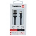 Swissten 71521201 USB кабель 1,2 m USB A USB C Черный Swissten 71521201 USB кабель 1,2 m USB A USB C Черный