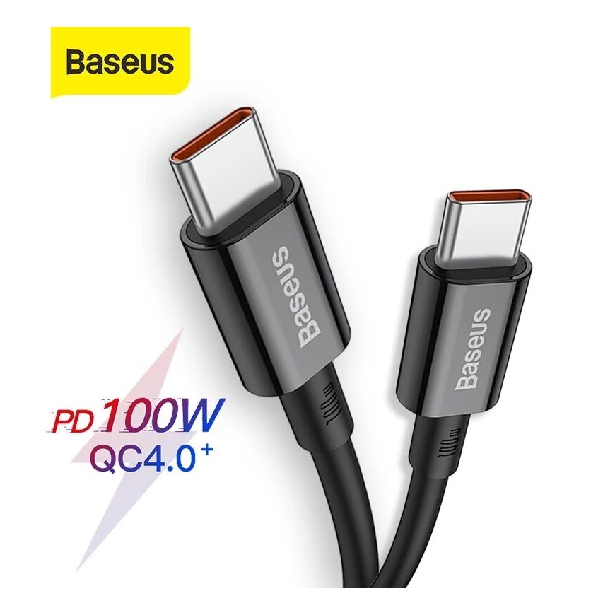 Baseus CATYS-C01 USB kabelis 2 m USB C Melns – 5