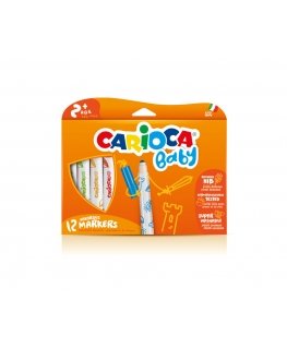 Carioca Marker 2+ felt pen Extra Bold Multicolour 12 pc(s)