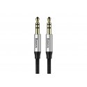 Baseus CAM30CS1 garso kabelis 1,5 m 3.5mm Juoda, Sidabras Baseus CAM30CS1 garso kabelis 1,5 m 3.5mm Juoda, Sidabras