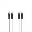 Hama 00205257 audio cable 1.5 m 2 x RCA Black Hama 00205257 audio cable 1.5 m 2 x RCA Black