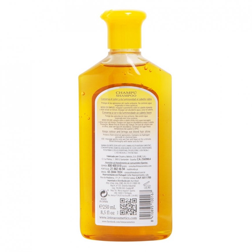 Inteacosmetics Premium Blonde Hair Shampoo with Ecologic Natural Camomile Extract 250 ml Šampūns Pro – 2