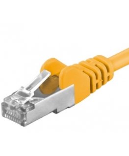 PremiumCord SP6ASFTP030Y verkkokaapeli Keltainen 3 m Cat6a SF/UTP (S-FTP)