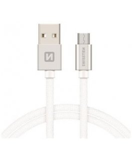 Swissten 71522303 USB cable 2 m USB A Micro-USB B Silver