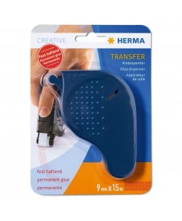 HERMA Glue dispenser Transfer, permanent, blue, 15 m