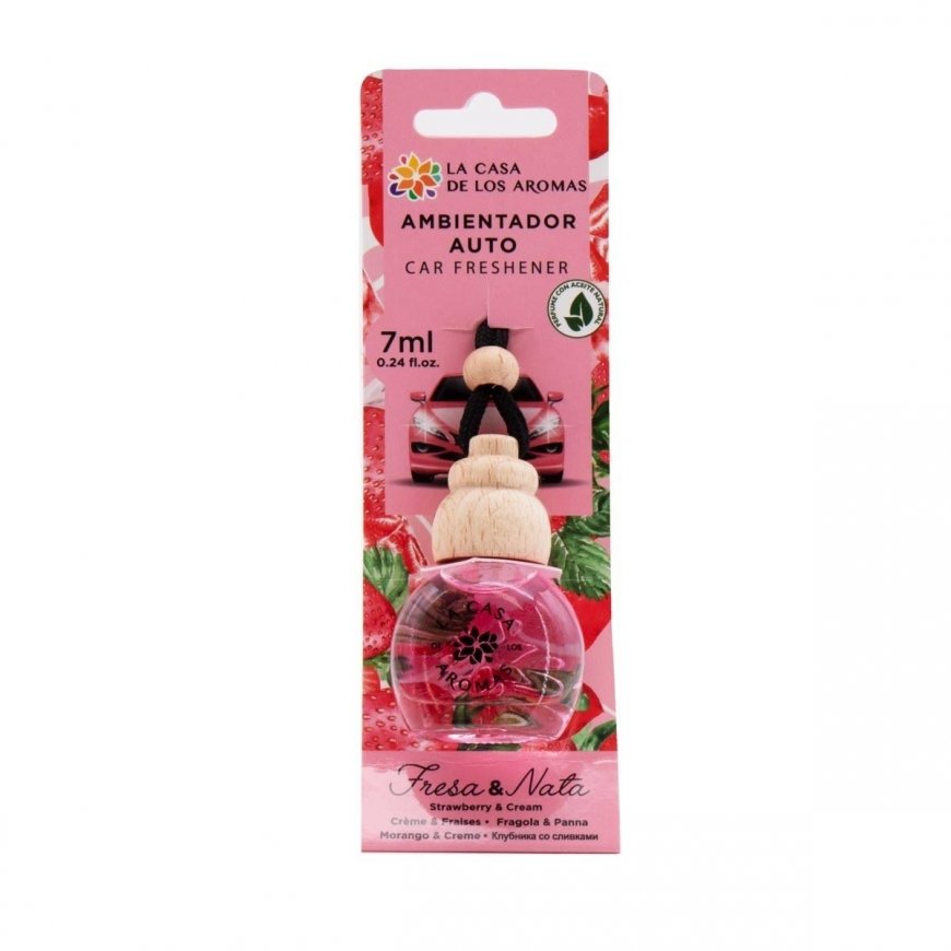 La Casa de los Aromas Autoõhu värskendaja - maasika aroom, 7 ml