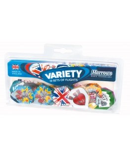 Harrows Strēliņu sparneliu 10 komplekts VARIETY PACK 9367