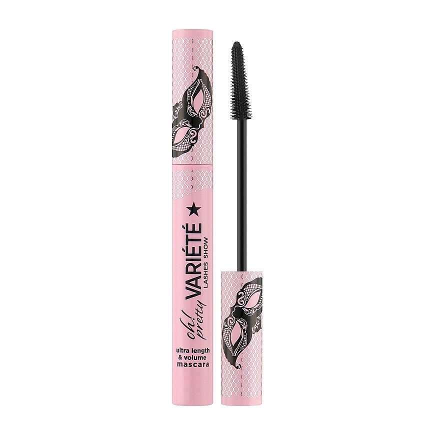 Eveline Cosmetics Variete Lashes Show Oh! Pretty ripsmetušš Must, 10 ml