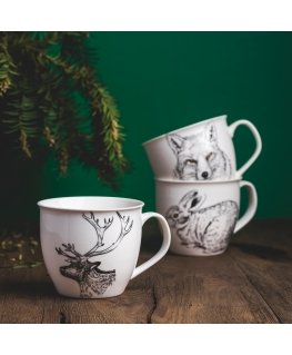 Deer Wild porcelāna krūze 550 ml AMBITION