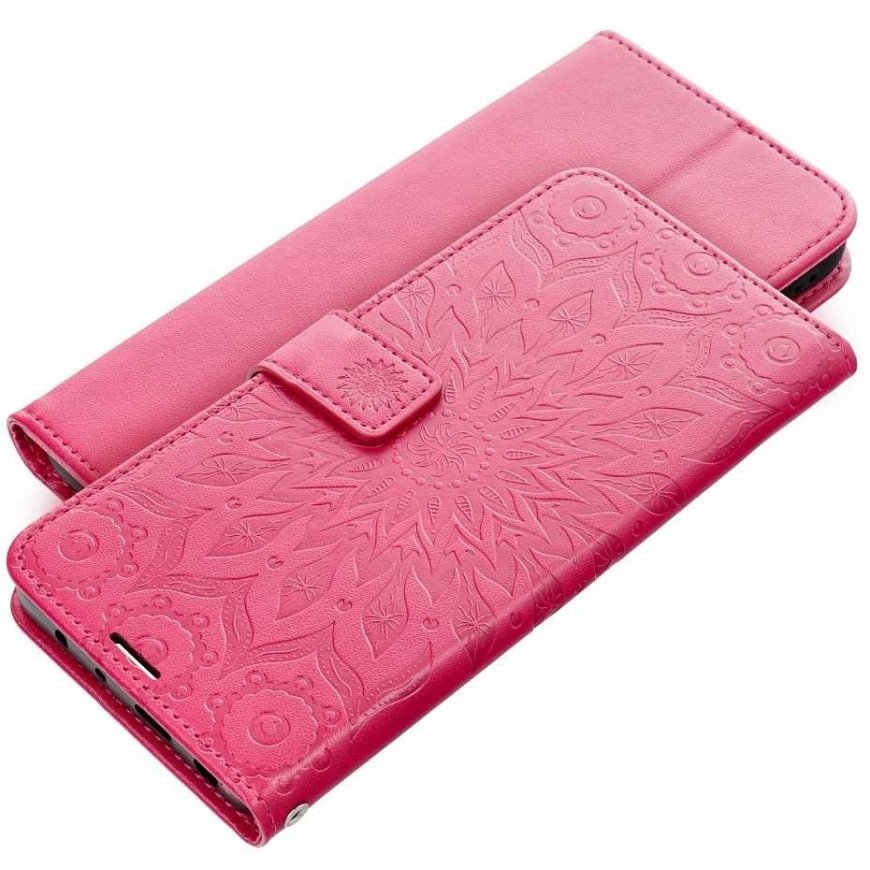 Forcell Oem MEZZO Grāmatu vāciņš, kas paredzēts Xiaomi Redmi 14C, mandala rozā zelta krāsā.