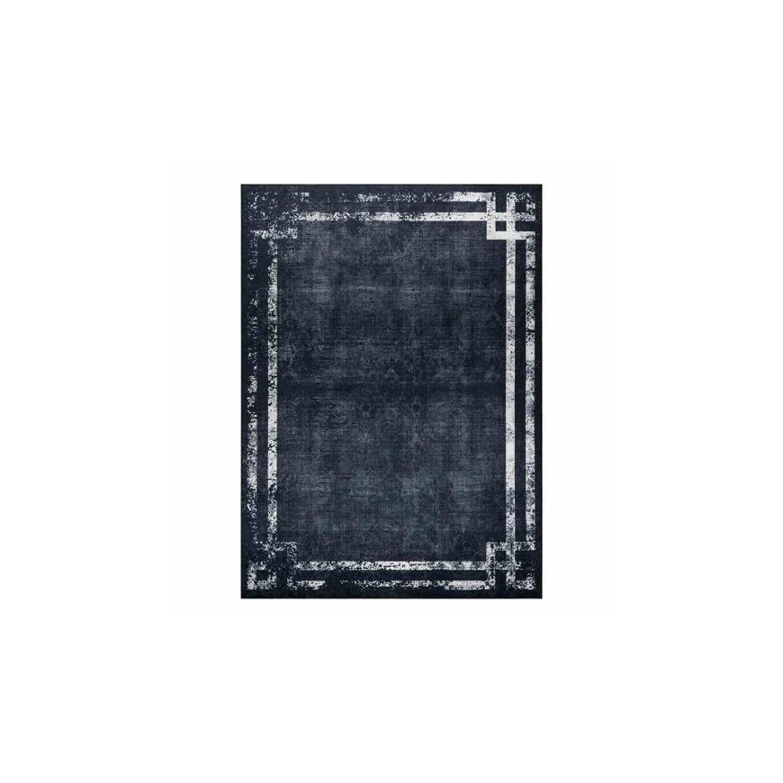 Stiili Kilimėlis ARLEN FRAME musta värvusega glamuur stiilis 160x220 Hakano