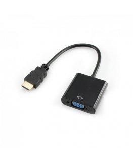 SBOX AD.HDMI-VGA videokaabliadapter HDMI tüüp A (Standard) VGA (D-Sub) Must