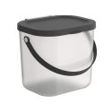 Rotho Albula universal laundry powder storage container 6L transparent clear Rotho Albula universal laundry powder storage container 6L transparent clear