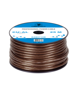 Cabletech automobiļa kabelis 12Ga OD4.5mm CU+AL 25m