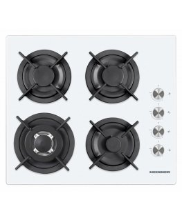 Heinner HBH-V4IWF-GWH plīts virsmas sildelements Balts Iebūvēts 52 cm Gāzes 4 zone(s)