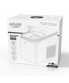 Adler AD 8800 Jäätelökone | 12 kg/24h | 2 eri kokoista jäätä | puhdistustila | hiljainen toiminta | kosketusnäyttö