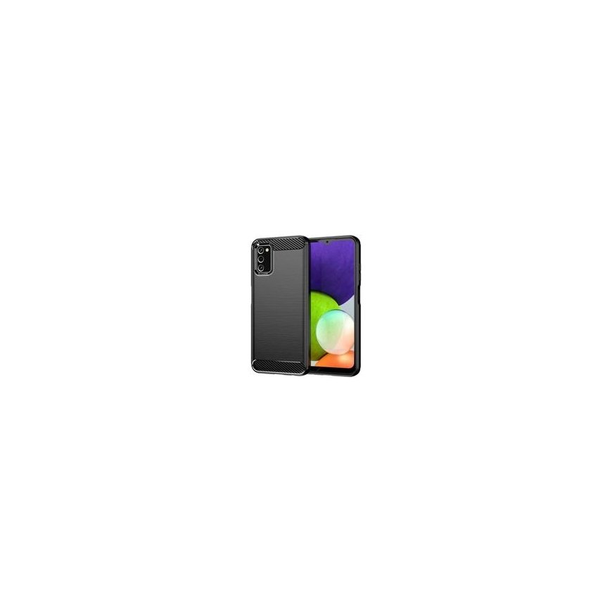 Oem LUNA Book Carbon -kotelo Samsung Galaxy A41:lle, musta. – 2