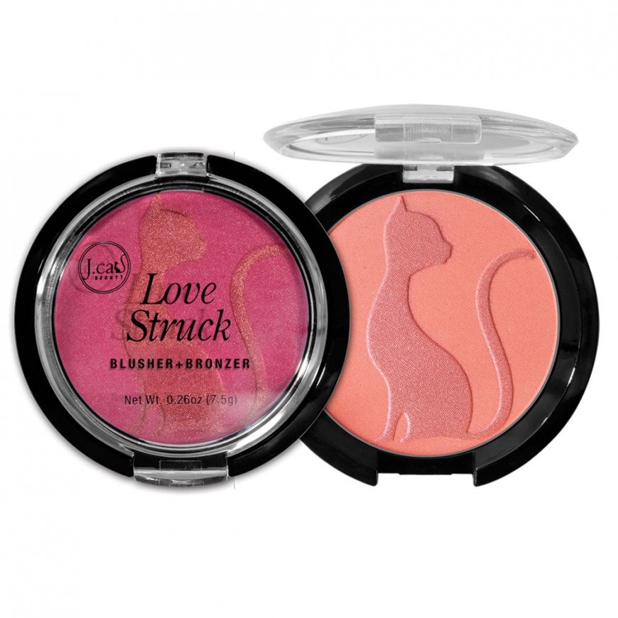 J.Cat Beauty Love Struck Blusher + Bronzer 112 Pudding Pop, 7,5 g