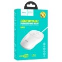 Langallinen hiiri Hoco USB A 1600 dpi GM13 valkoinen Langallinen hiiri Hoco USB A 1600 dpi GM13 valkoinen