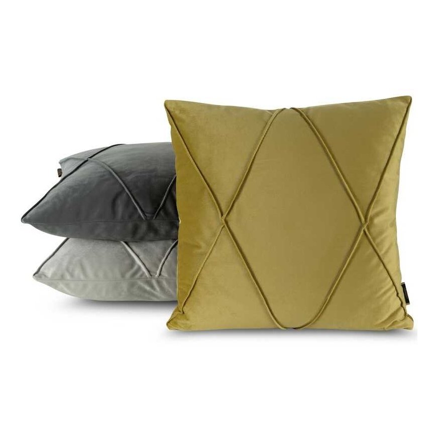 Eurofirany CHP/VELVET/126 45X45 MĖLYNAS+BEIGAS – 2