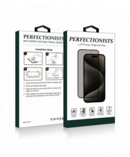 LCD kaitseklassis 2.5D Privaatsus Täiuslikud Apple iPhone 13 Pro Max/14 Plus must