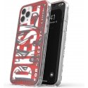 Diesel Snap Case Clear AOP Apple iPhone 12 Pro Max puhelimen kuori punaisena ja harmaana 42568 Diesel Snap Case Clear AOP Apple iPhone 12 Pro Max puhelimen kuori punaisena ja harmaana 42568