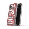Diesel Snap Case Clear AOP Apple iPhone 12 Pro Max puhelimen kuori punaisena ja harmaana 42568 Diesel Snap Case Clear AOP Apple iPhone 12 Pro Max puhelimen kuori punaisena ja harmaana 42568
